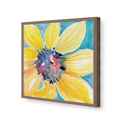 [Color:Walnut], Picture of art in a Walnut frame of the corner