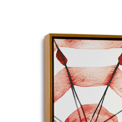 [Color:Polished Gold], Picture of art in a Polished Gold frame at an angle