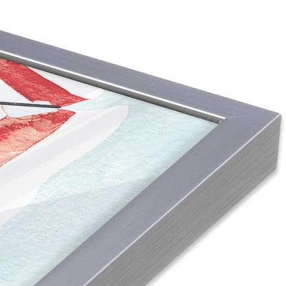 [Color:Polished Chrome], Picture of art in a Polished Chrome frame at an angle