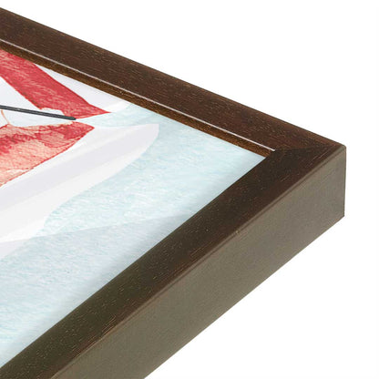 [Color:Belvinder Brown], Picture of art in a Belvinder Brown frame at an angle