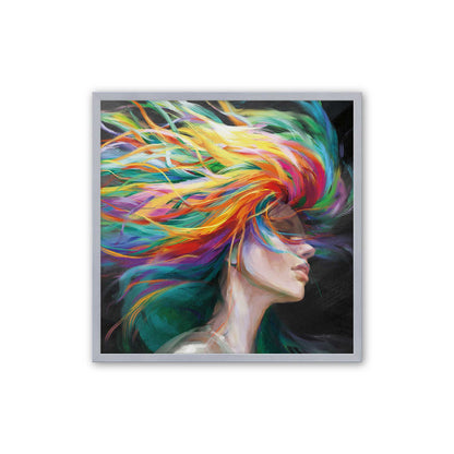 [Color:Polished Chrome], Picture of art in a Polished Chrome frame