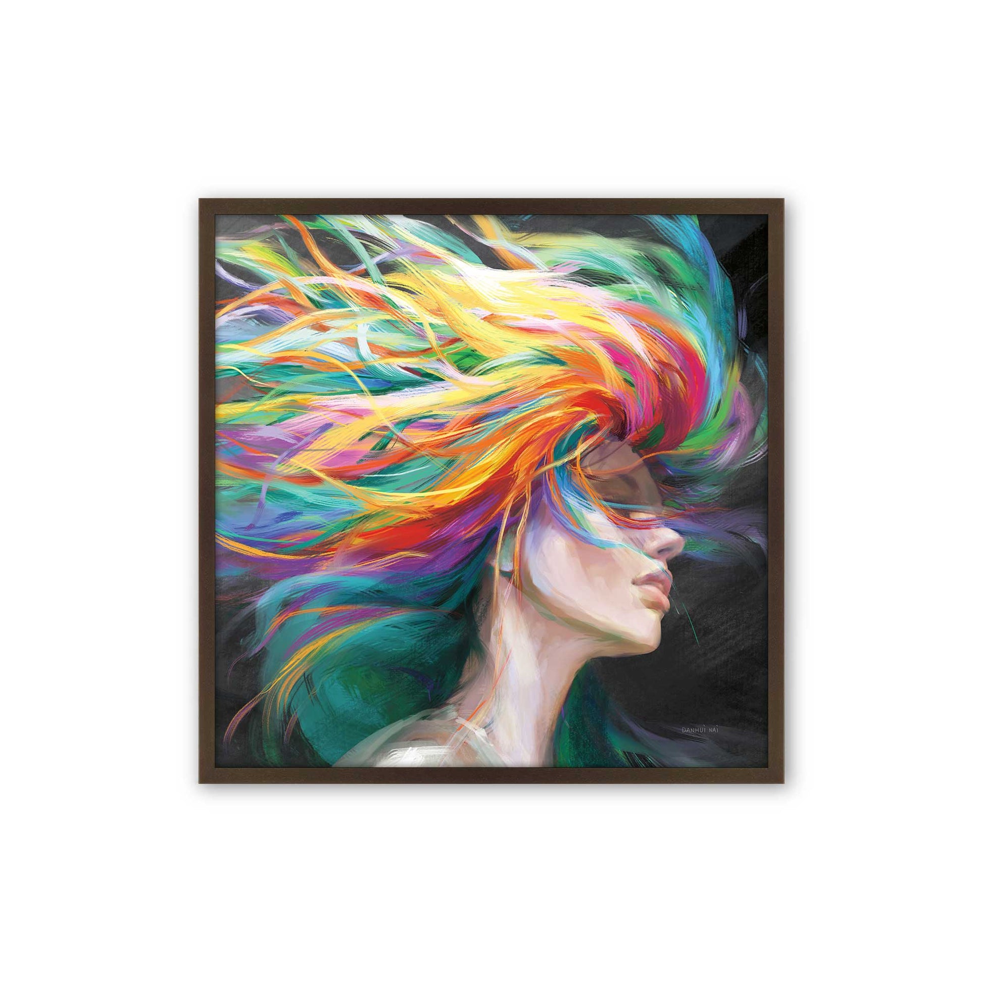 [Color:Espresso], Picture of art in a Espresso frame