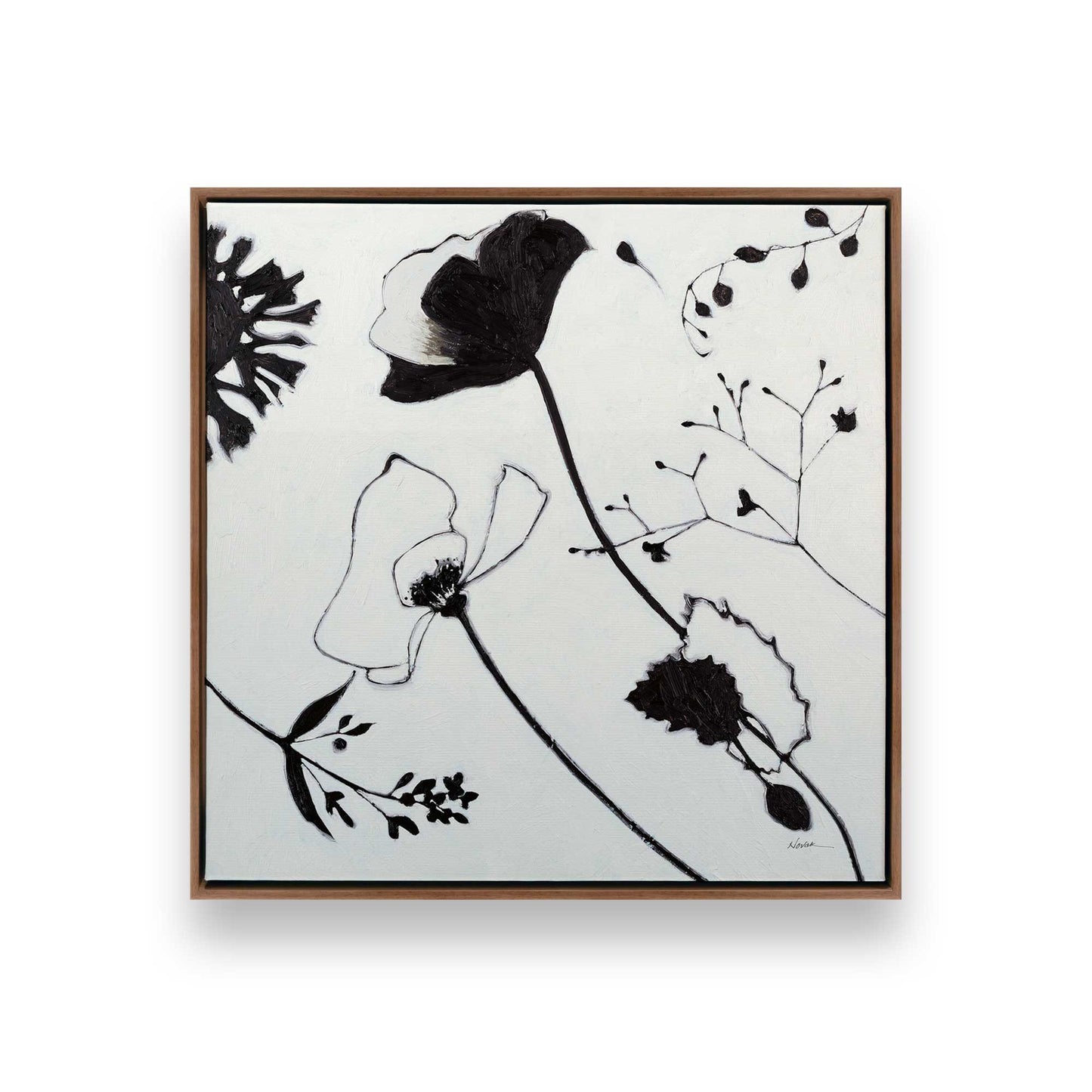 [Color:Walnut], Picture of art in a Walnut frame