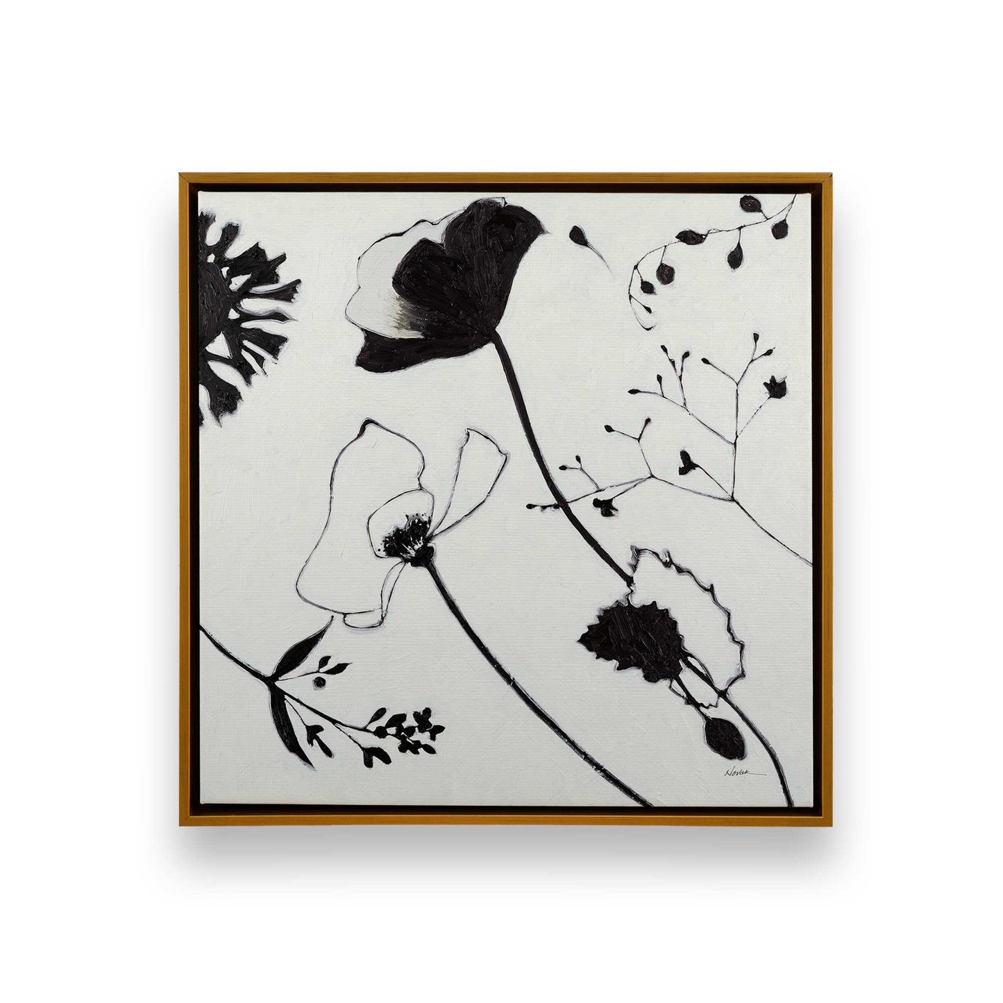 [Color:Polished Gold], Picture of art in a Polished Gold frame