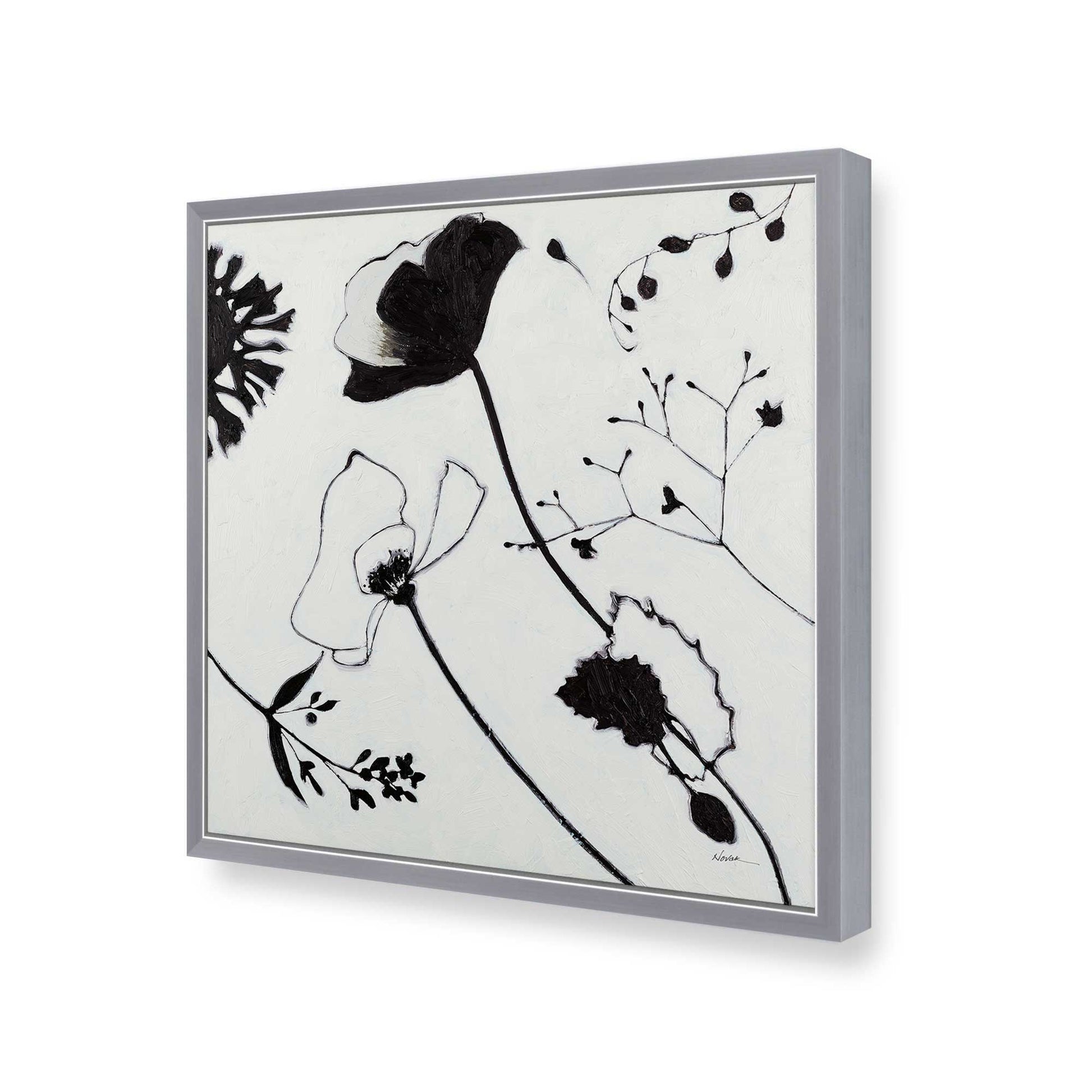 [Color:Polished Chrome], Picture of art in a Polished Chrome frame of the corner
