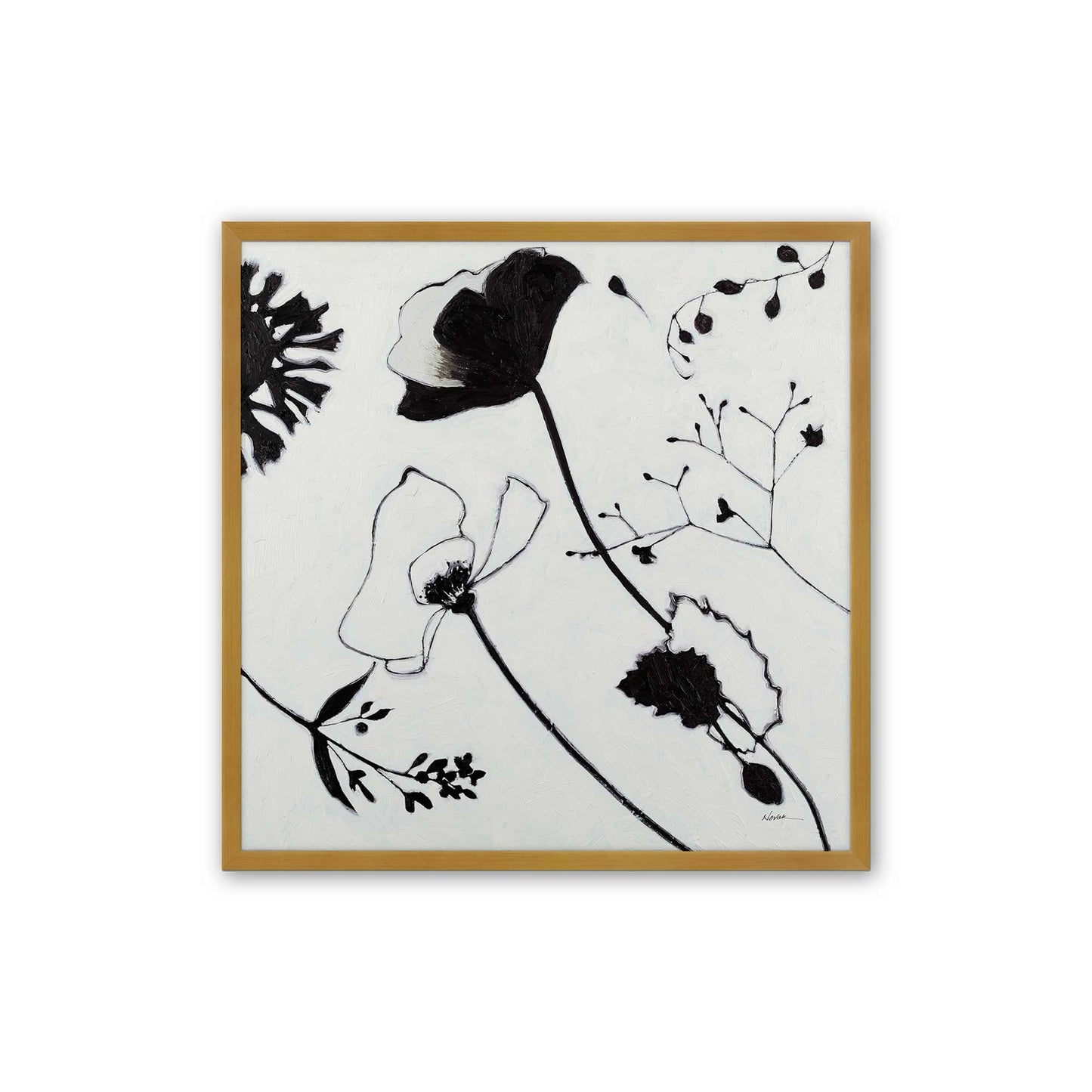 [Color:Polished Gold], Picture of art in a Polished Gold frame