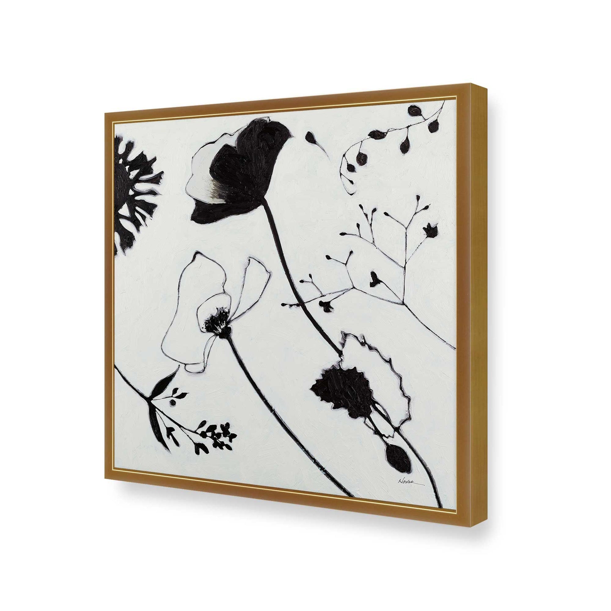 [Color:Polished Gold], Picture of art in a Polished Gold frame of the corner