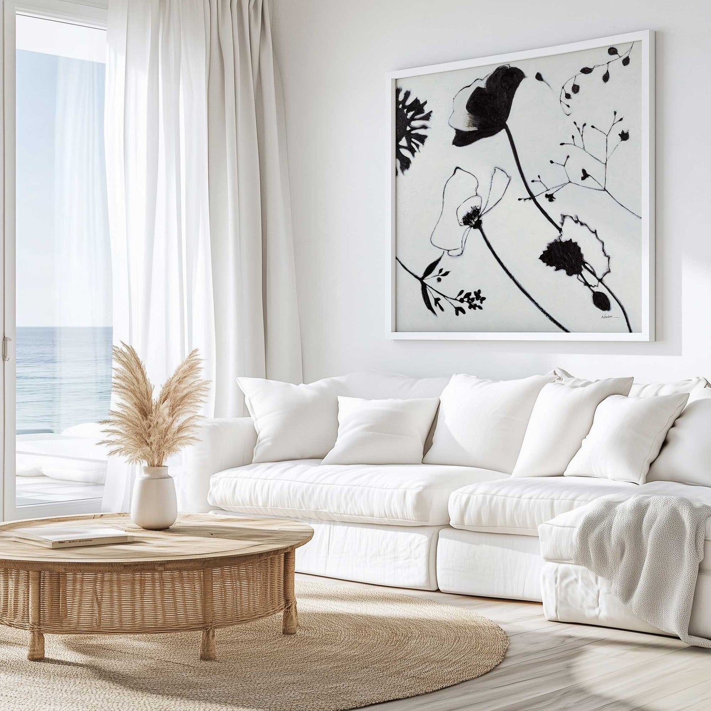 Picture of art in a room