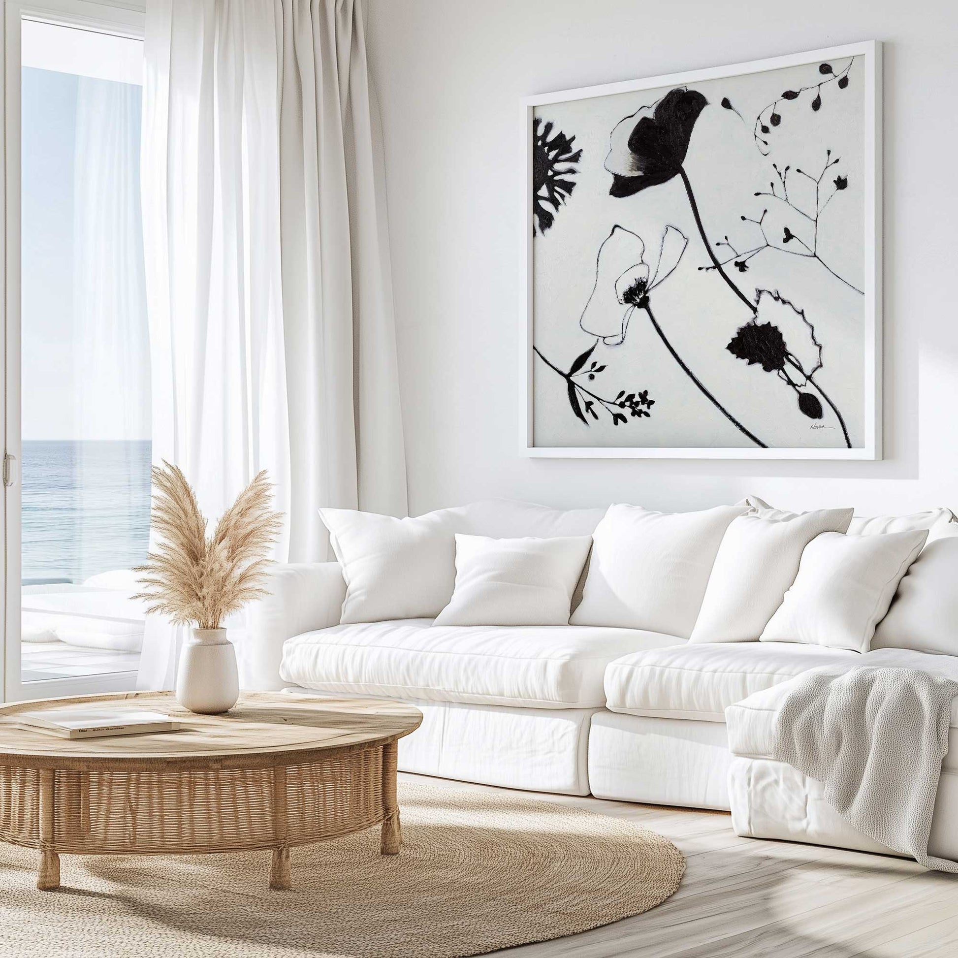 Picture of art in a room