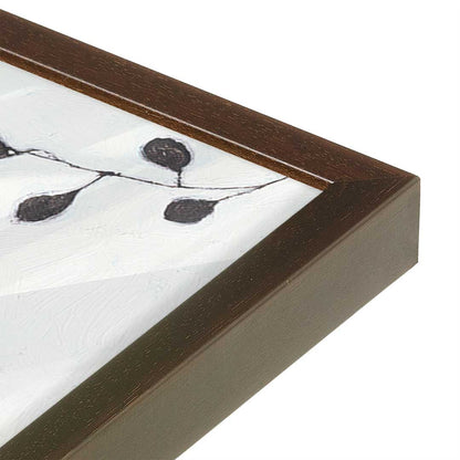 [Color:Espresso], Picture of art in a Espresso frame at an angle