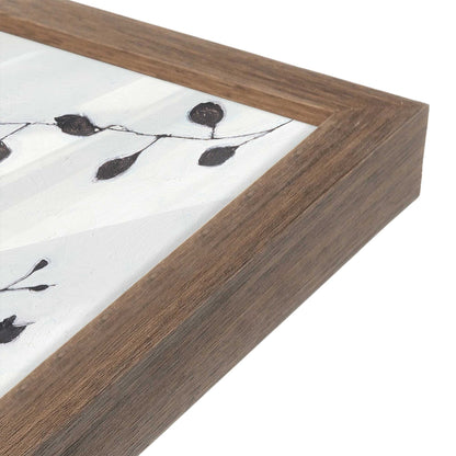 [Color:Walnut], Picture of art in a Walnut frame at an angle
