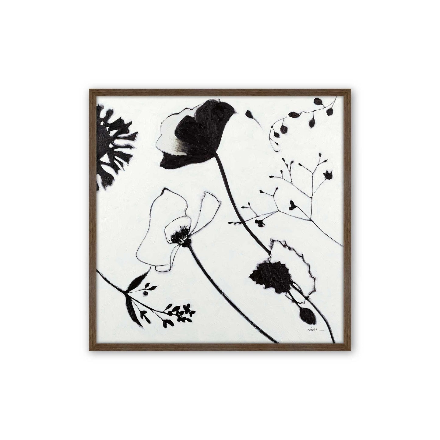 [Color:Walnut], Picture of art in a Walnut frame