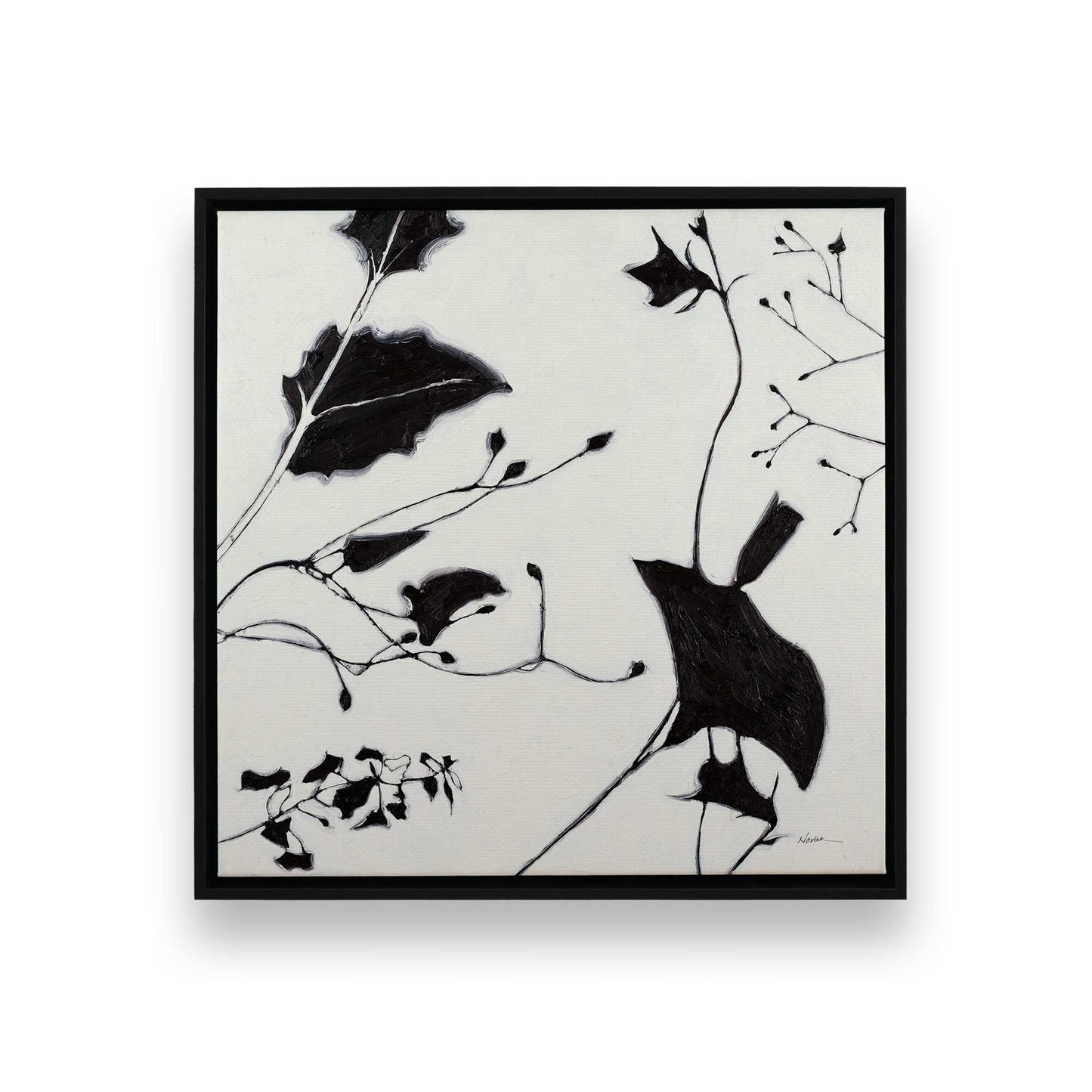 [Color:Satin Black], Picture of art in a Satin Black frame