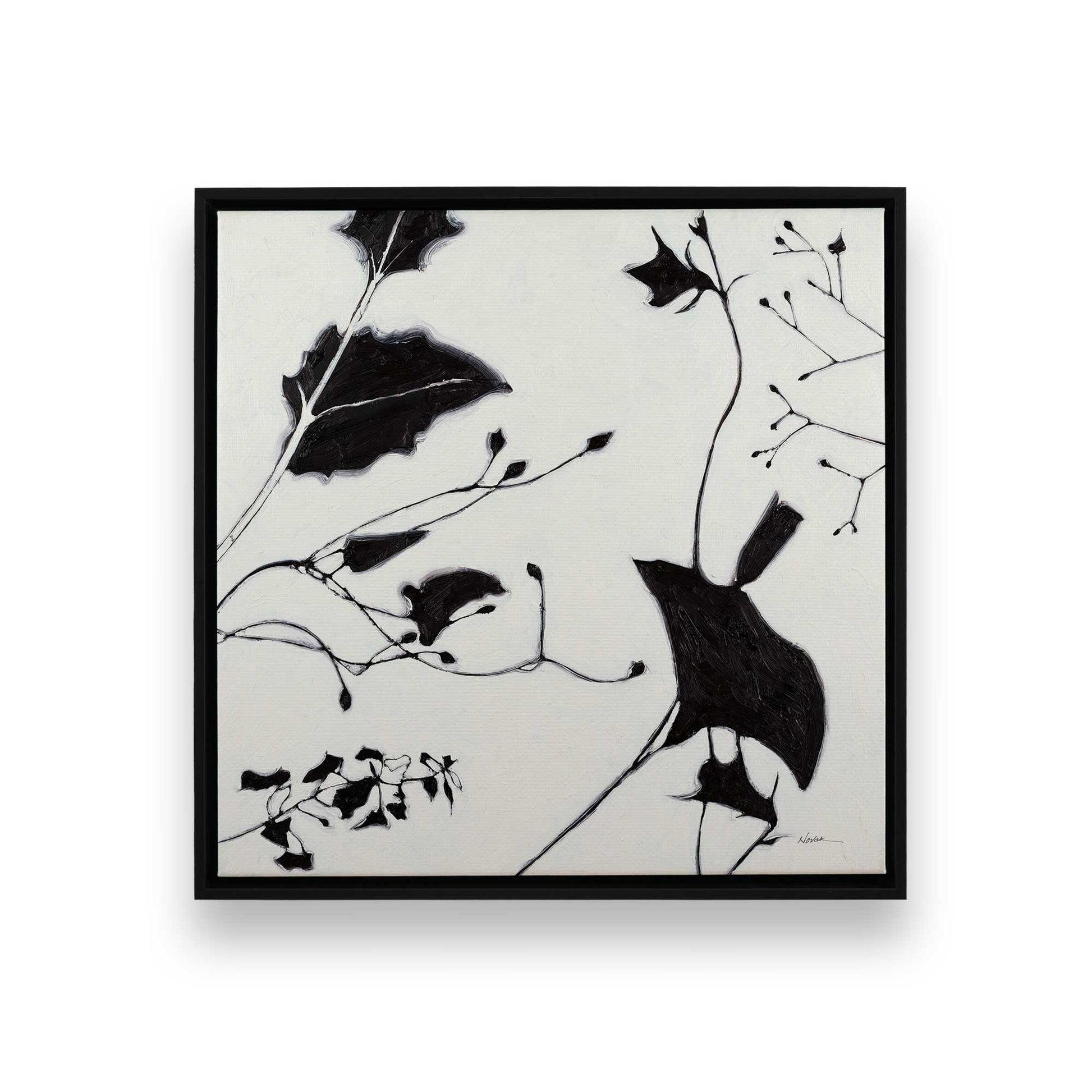 [Color:Satin Black], Picture of art in a Satin Black frame