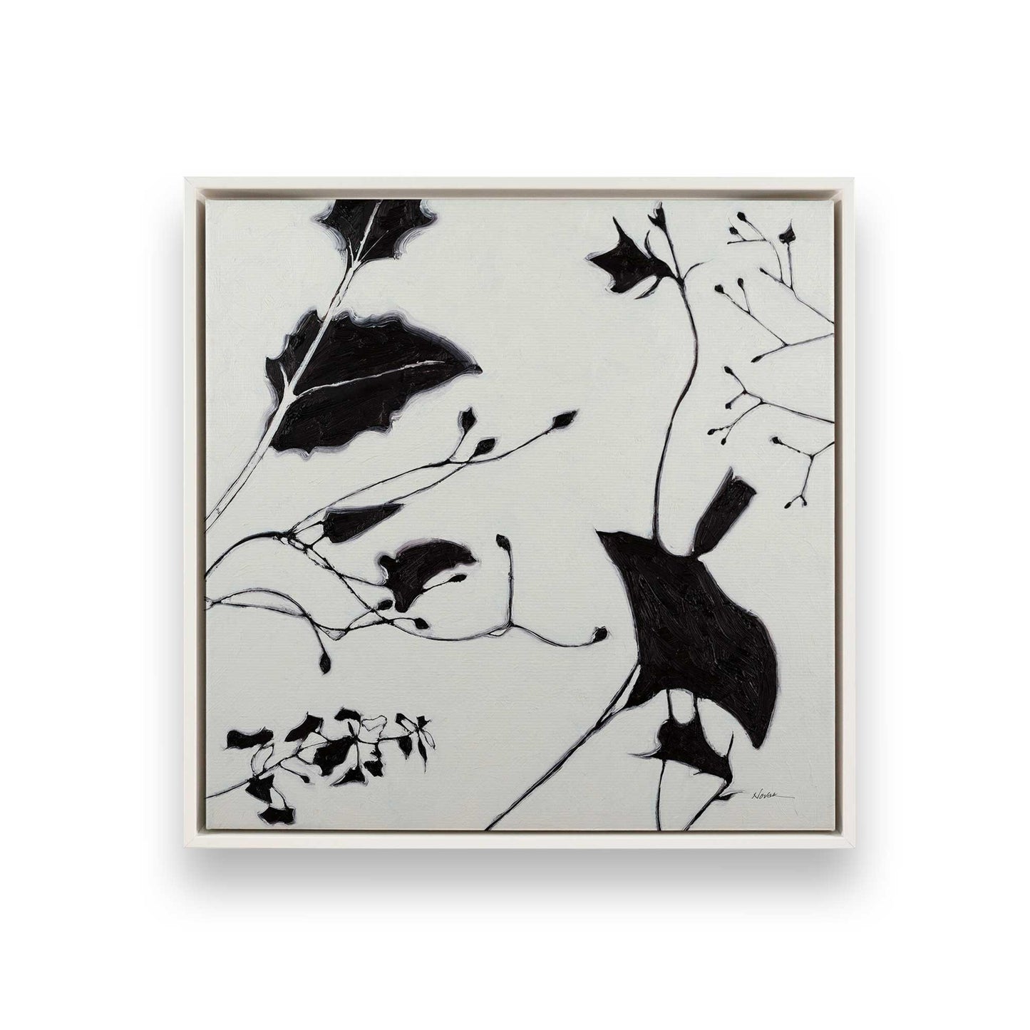 [Color:Opaque White], Picture of art in a White frame