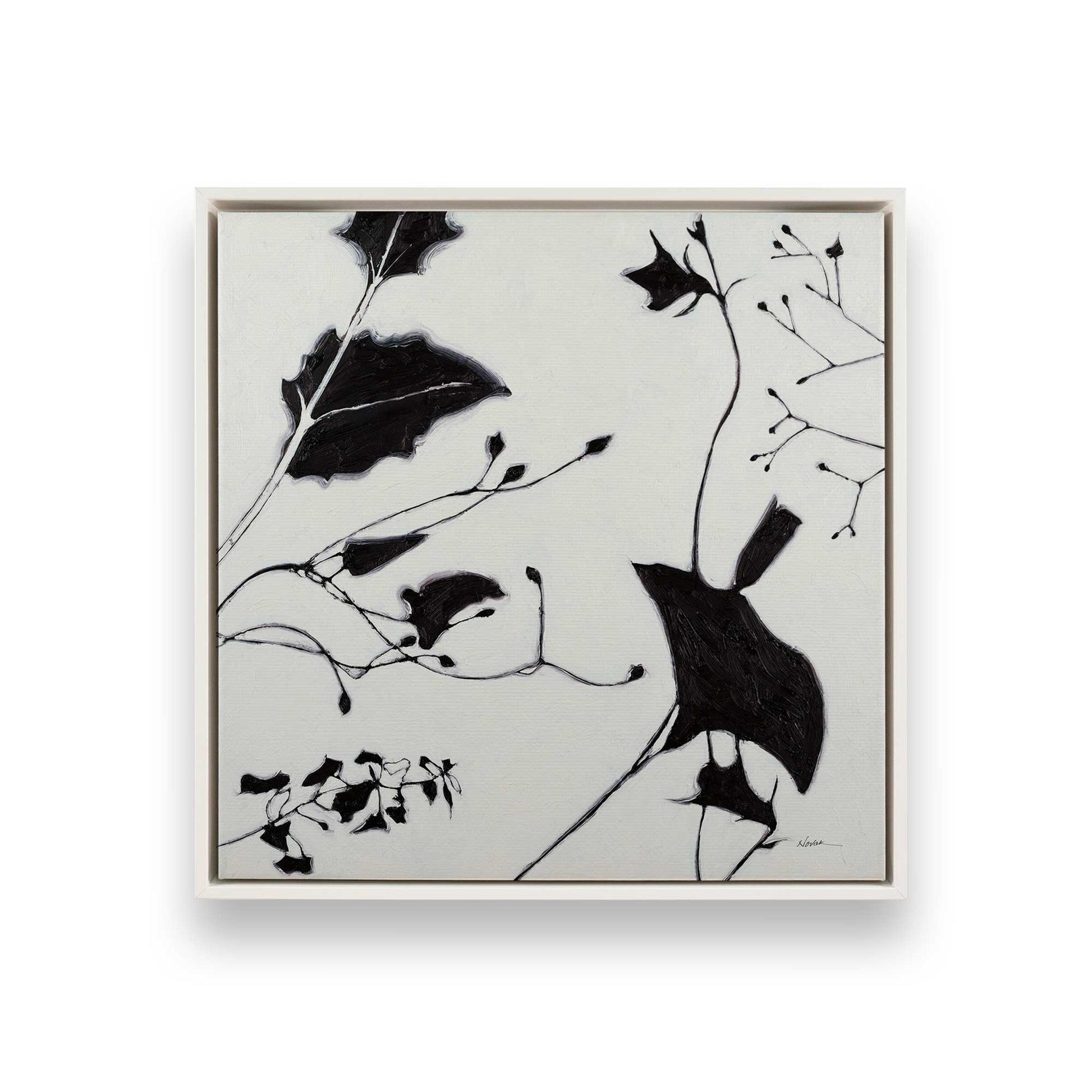 [Color:Opaque White], Picture of art in a White frame