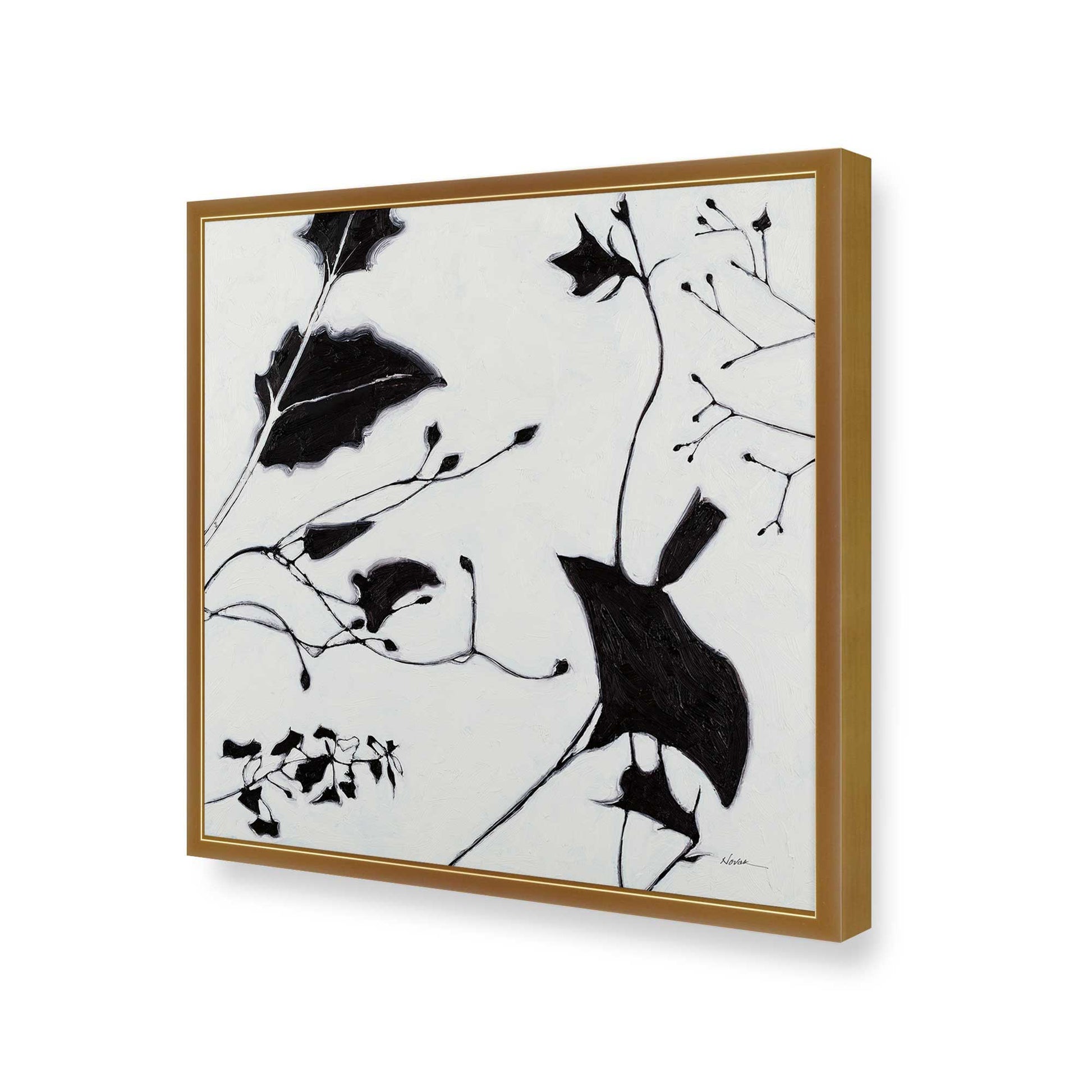 [Color:Polished Gold], Picture of art in a Polished Gold frame of the corner