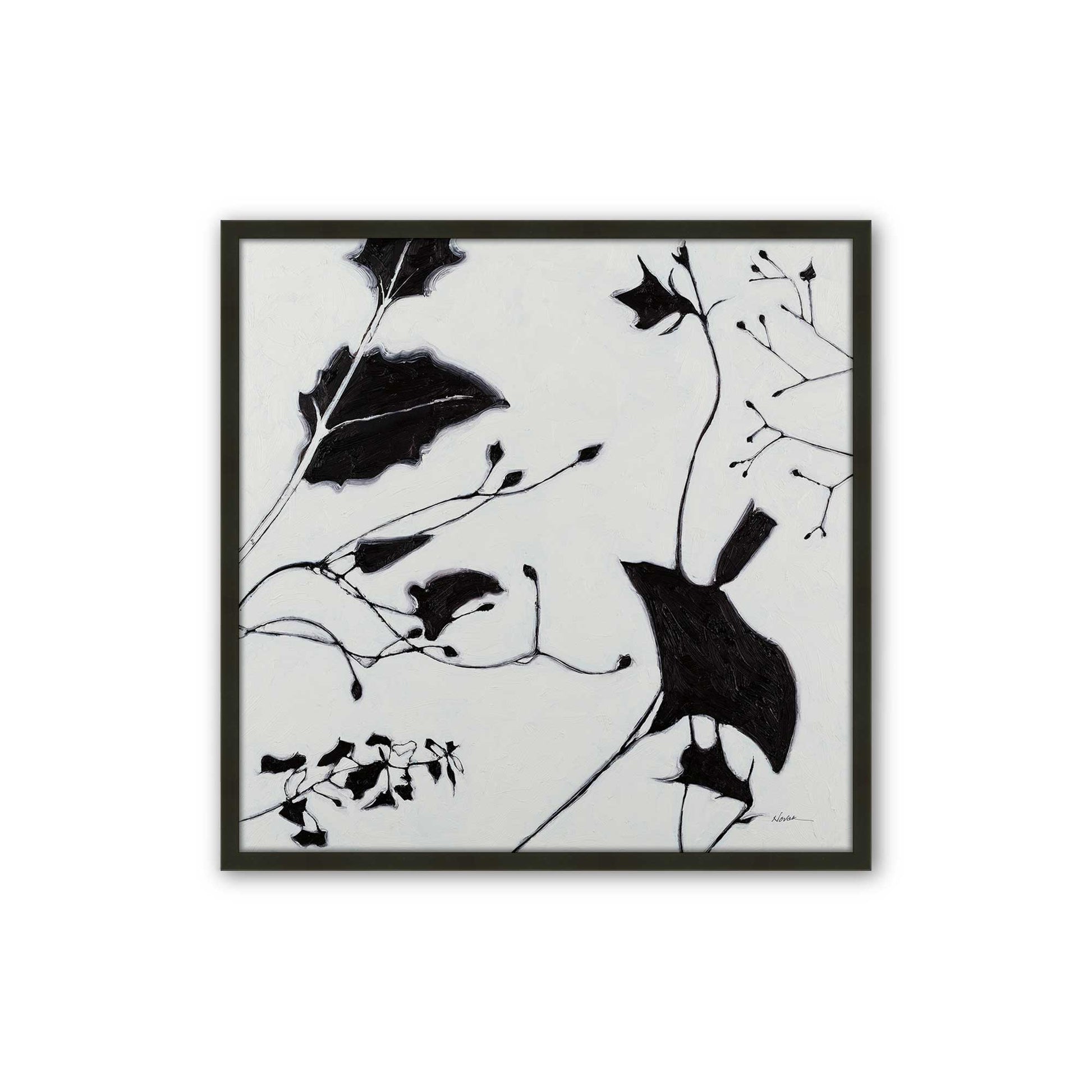 [Color:Satin Black], Picture of art in a Satin Black frame