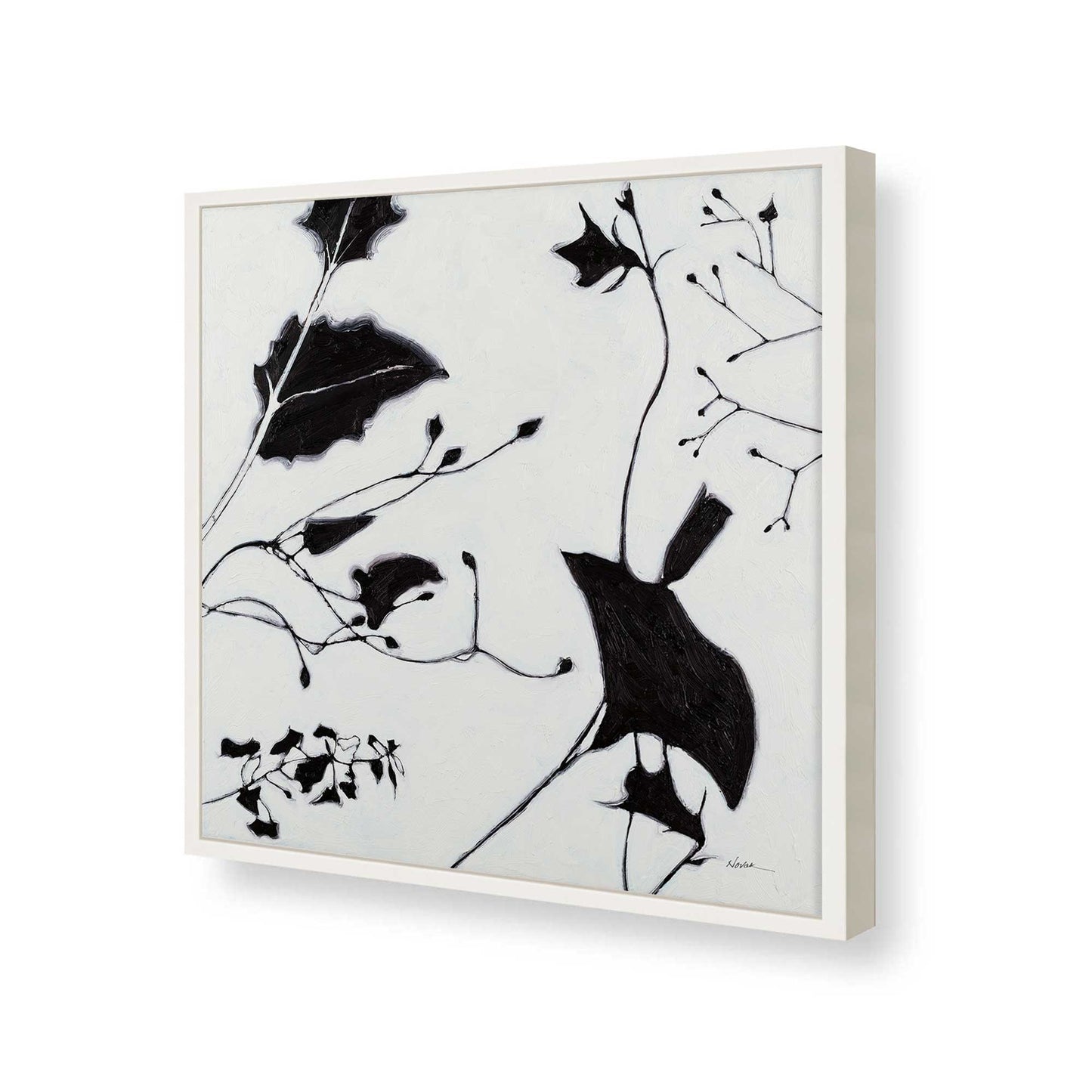 [Color:Opaque White], Picture of art in a Opaque White frame of the corner
