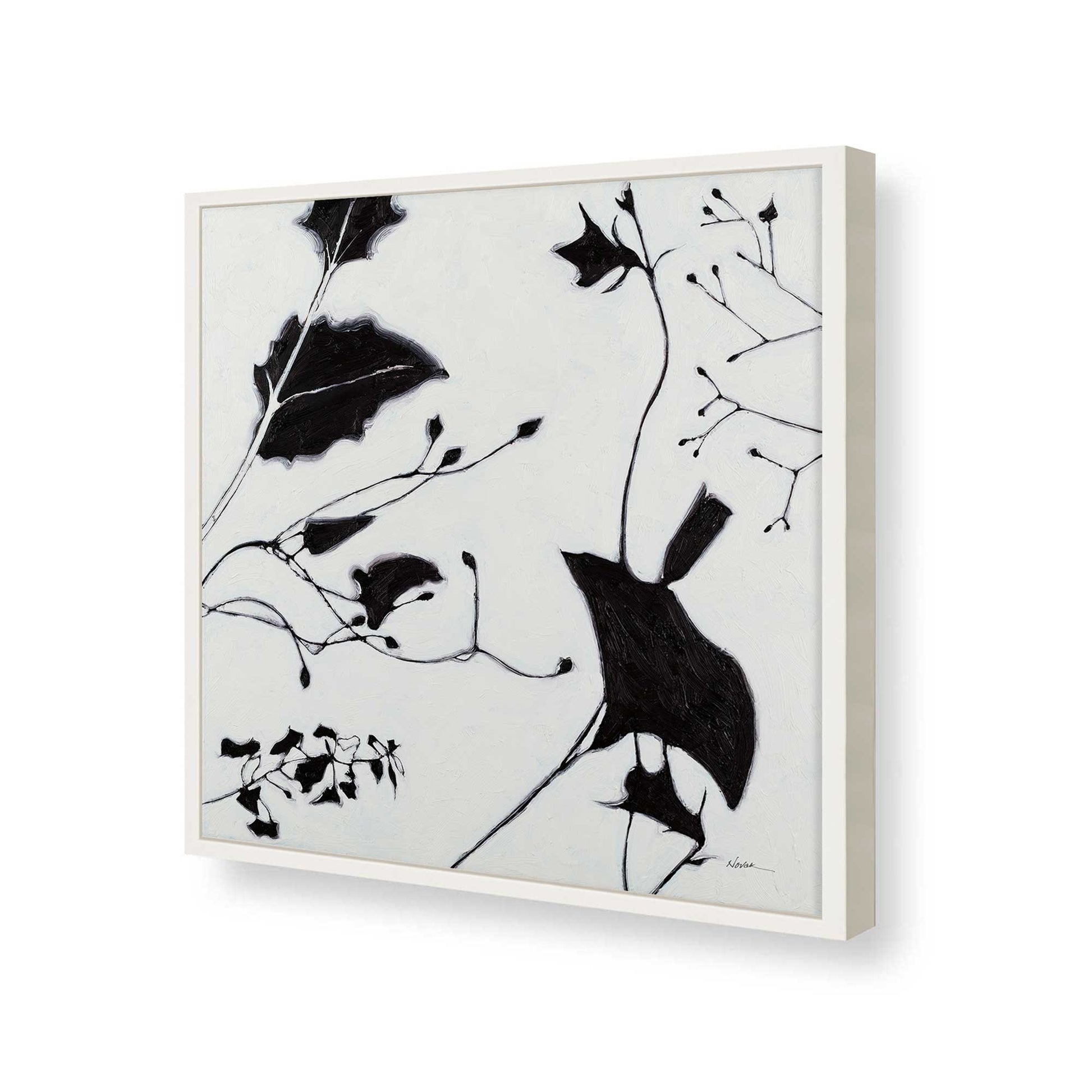 [Color:Opaque White], Picture of art in a Opaque White frame of the corner