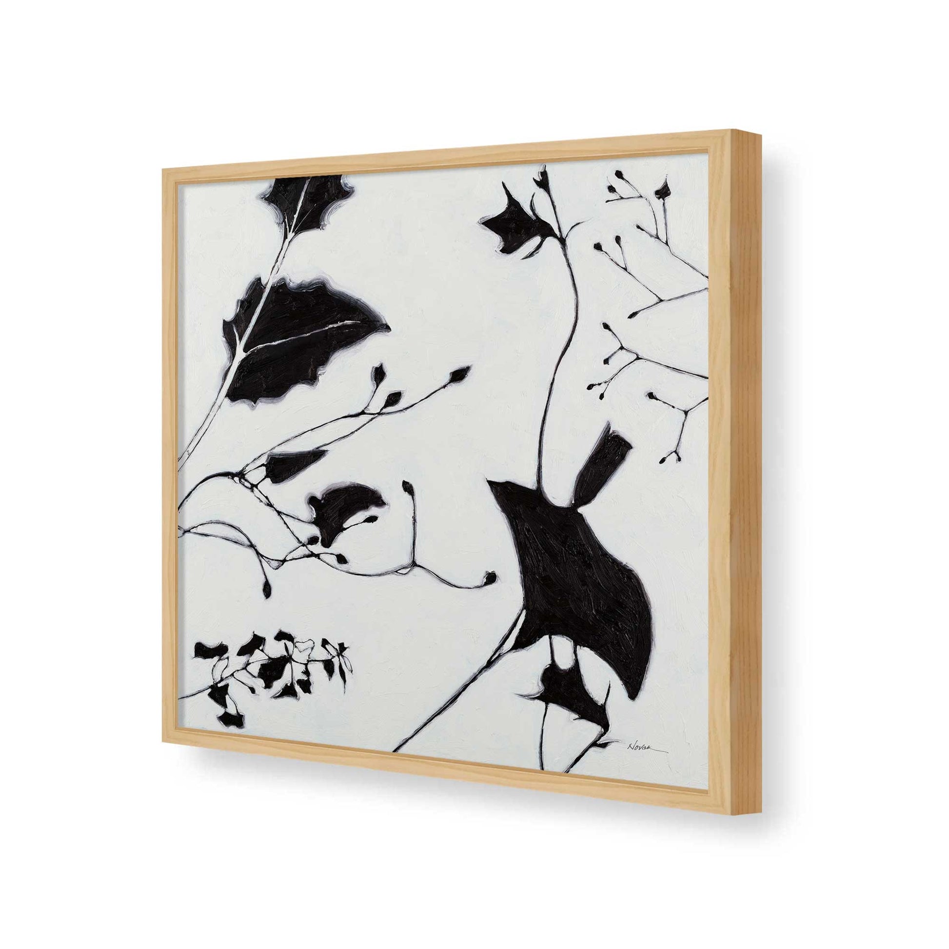 [Color:American Maple], Picture of art in a American Maple frame of the corner