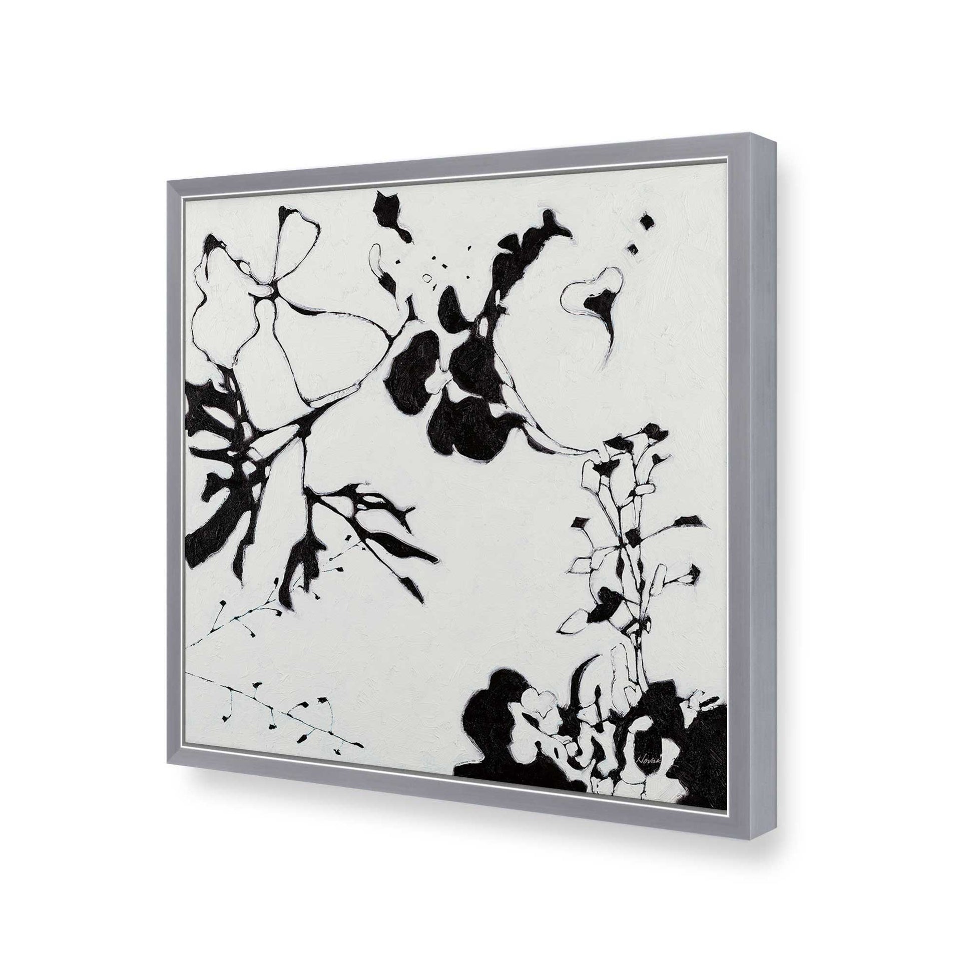 [Color:Polished Chrome], Picture of art in a Polished Chrome frame of the corner