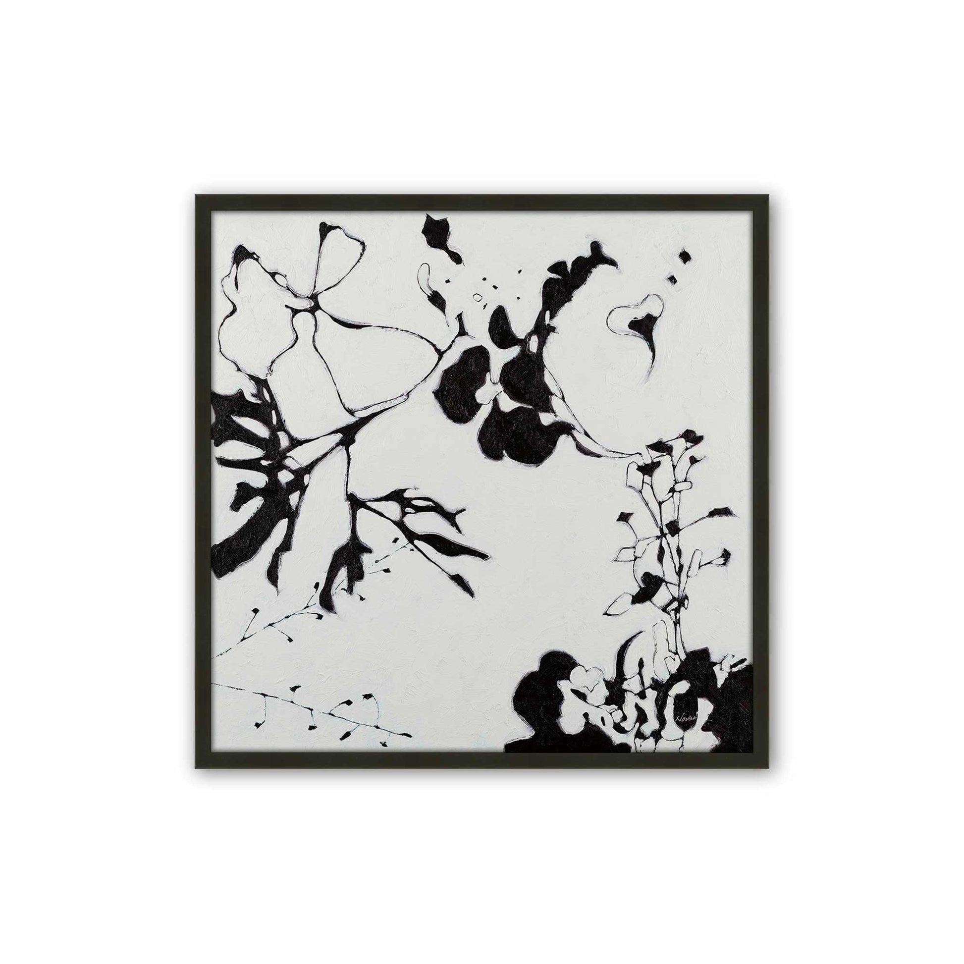 [Color:Satin Black], Picture of art in a Satin Black frame