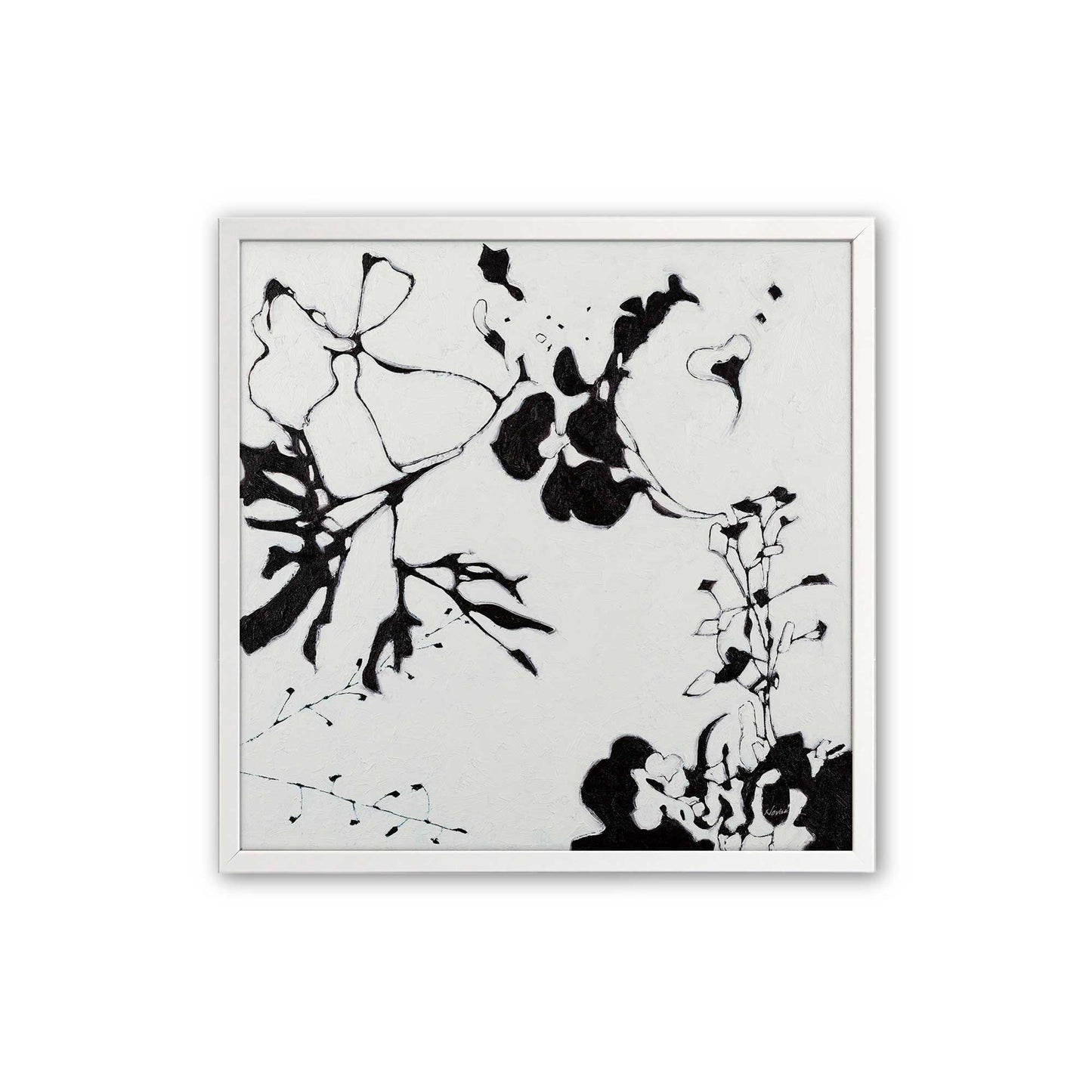 [Color:Opaque White], Picture of art in a Opaque White frame