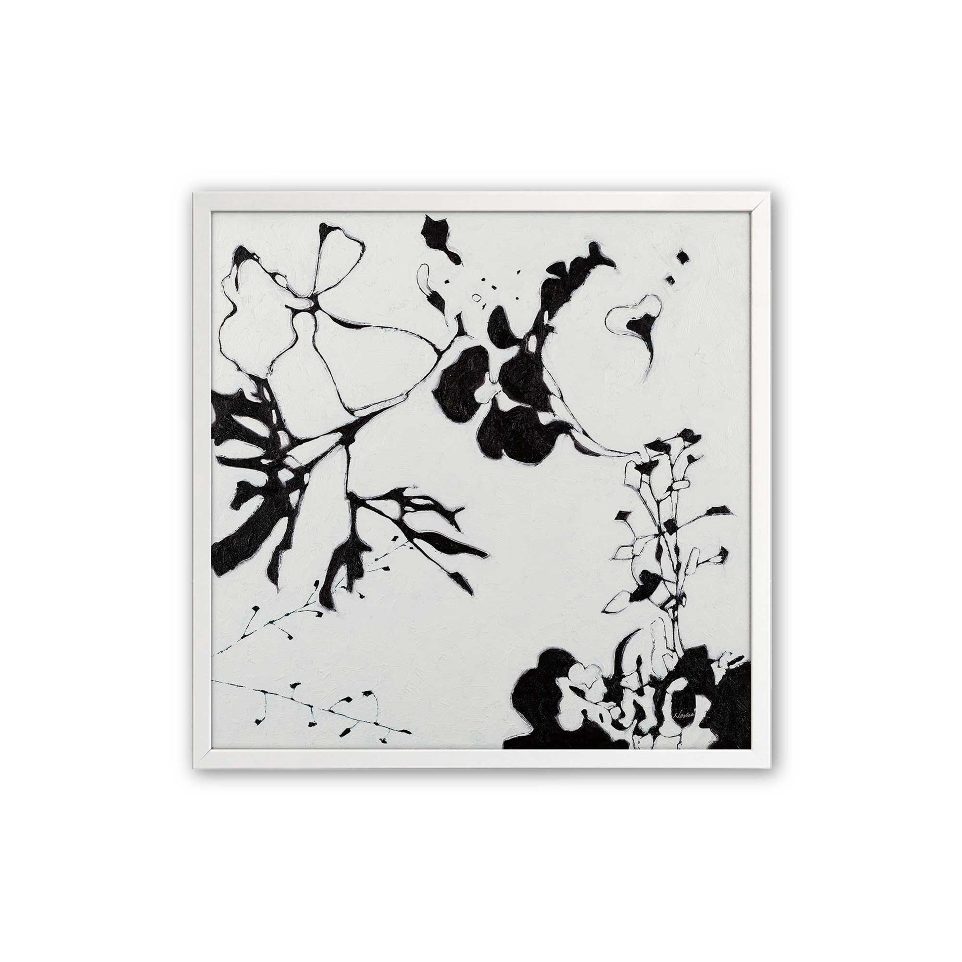 [Color:Opaque White], Picture of art in a Opaque White frame