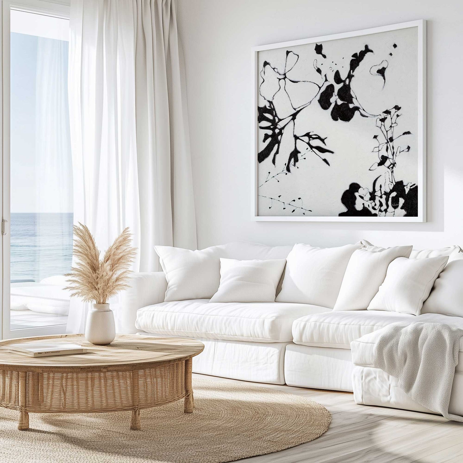 Picture of art in a room
