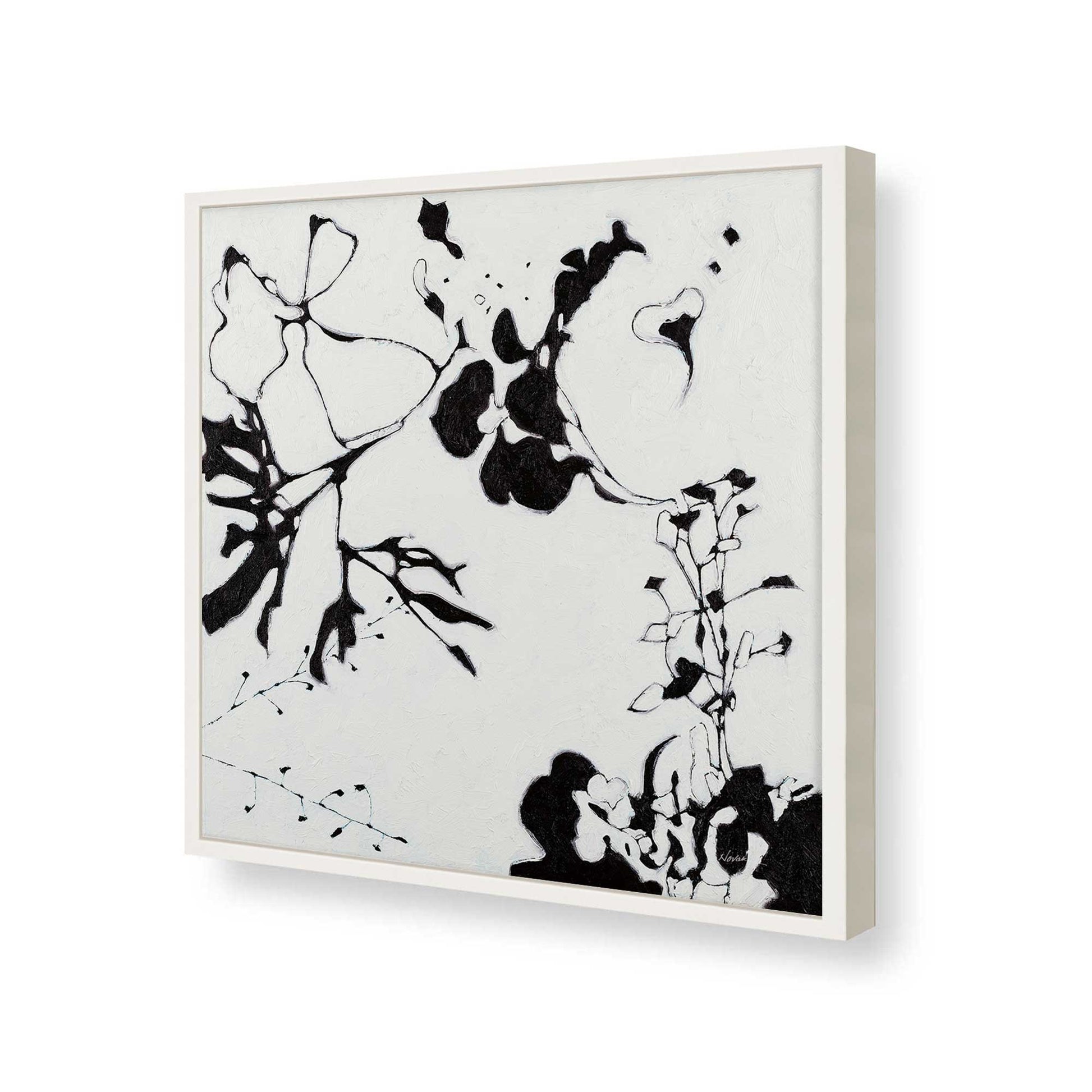 [Color:Opaque White], Picture of art in a Opaque White frame of the corner