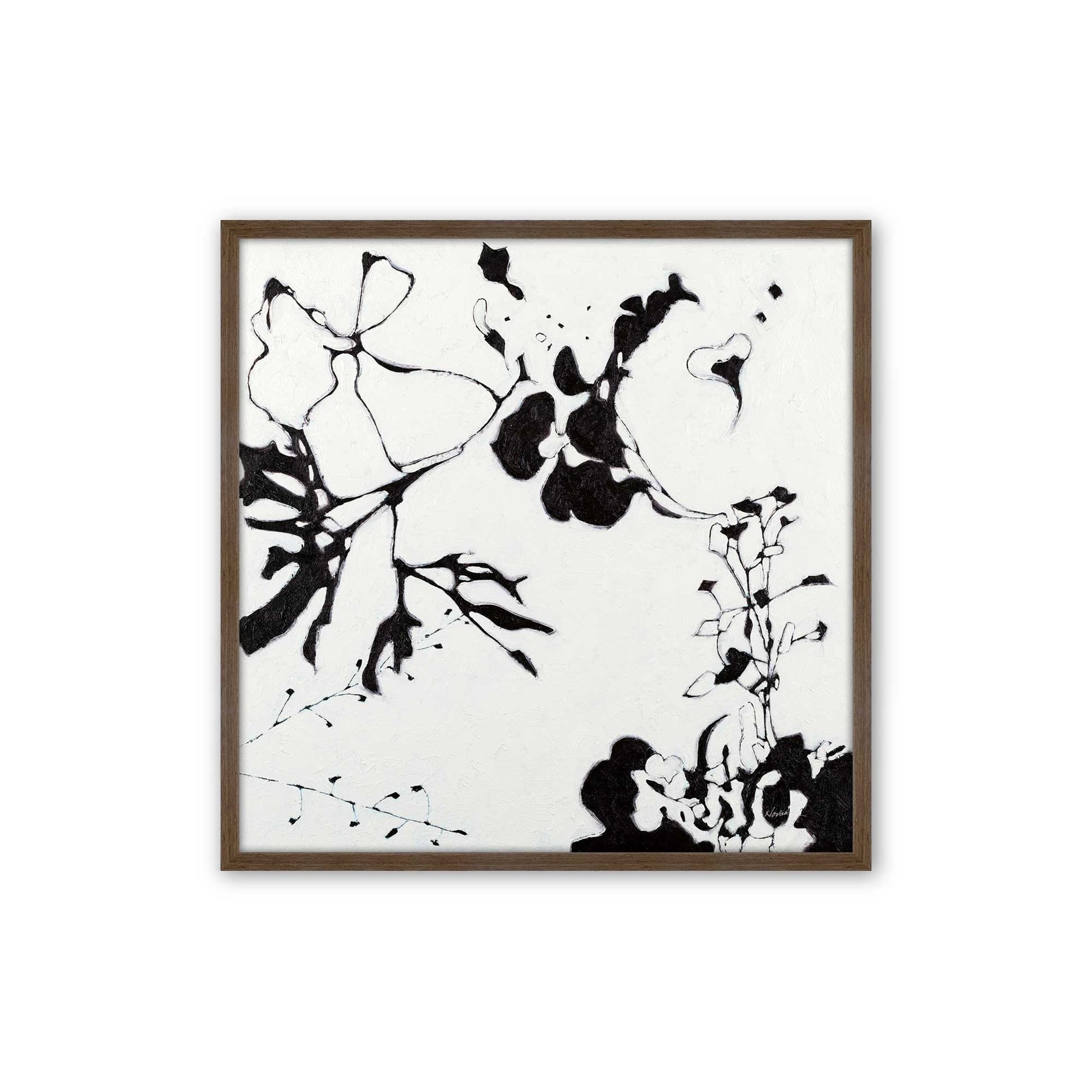 [Color:Walnut], Picture of art in a Walnut frame