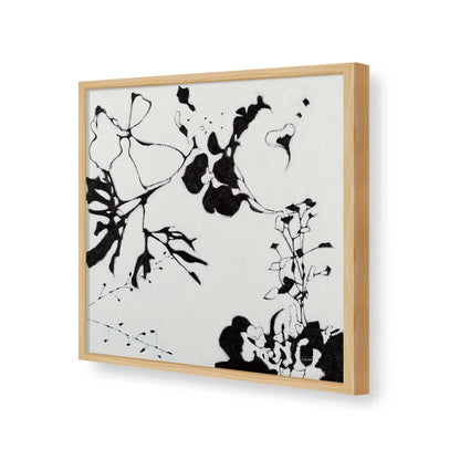 [Color:American Maple], Picture of art in a American Maple frame of the corner