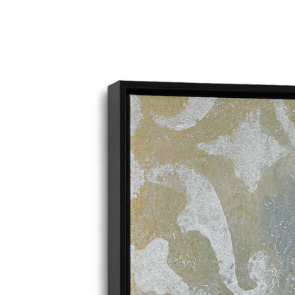 [Color:Satin Black], Picture of art in a Satin Black frame at an angle