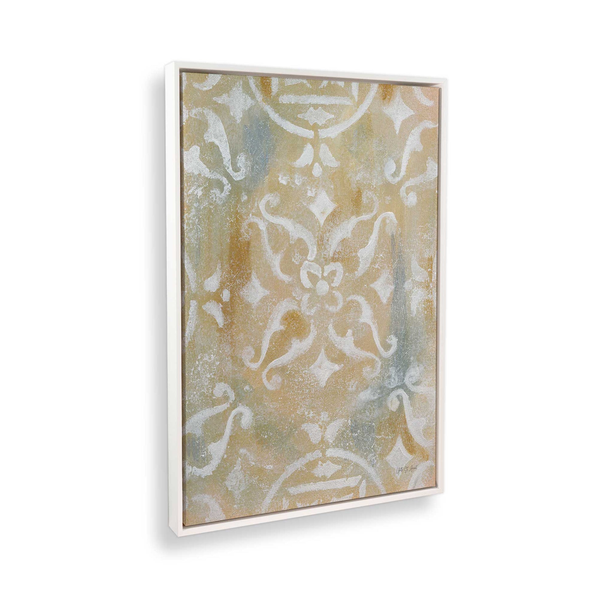 [Color:Opaque White], Picture of the corner of the art