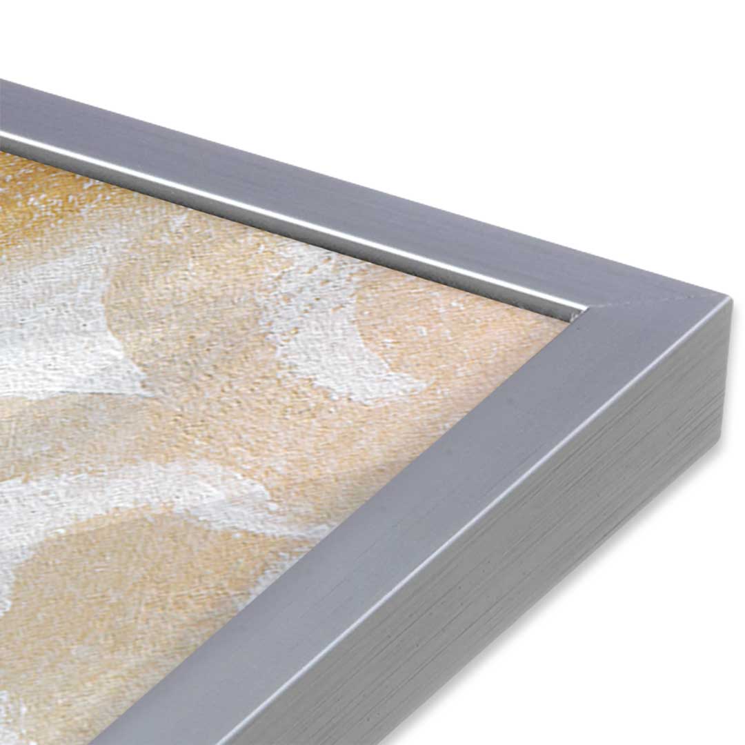 [Color:Polished Chrome], Picture of art in a Polished Chrome frame at an angle