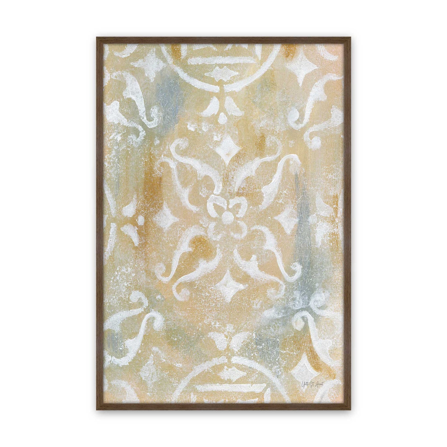 [Color:Walnut], Picture of art in a Walnut frame