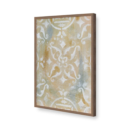 [Color:Walnut], Picture of art in a Walnut frame of the corner