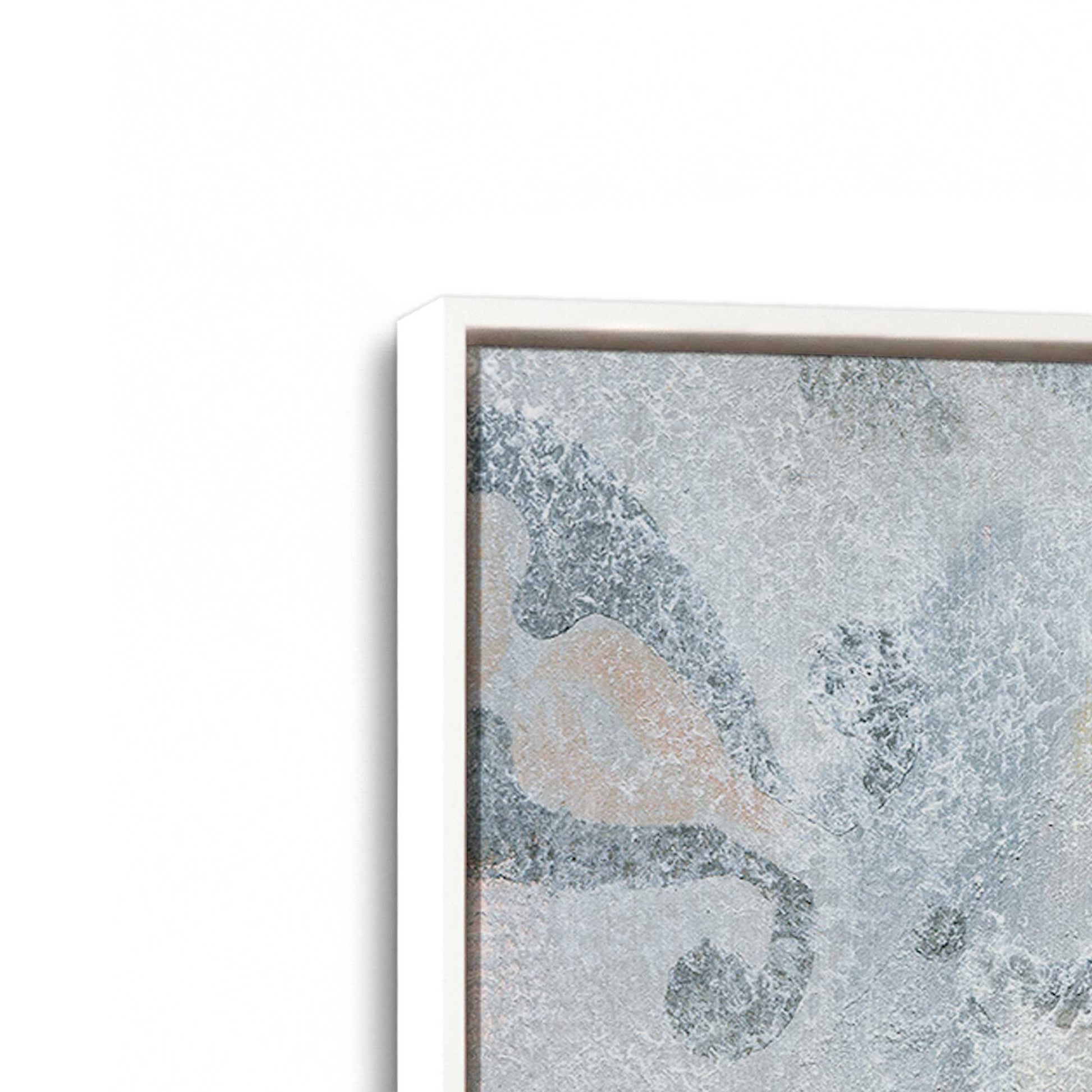[Color:Opaque White], Picture of art in a White frame at an angle