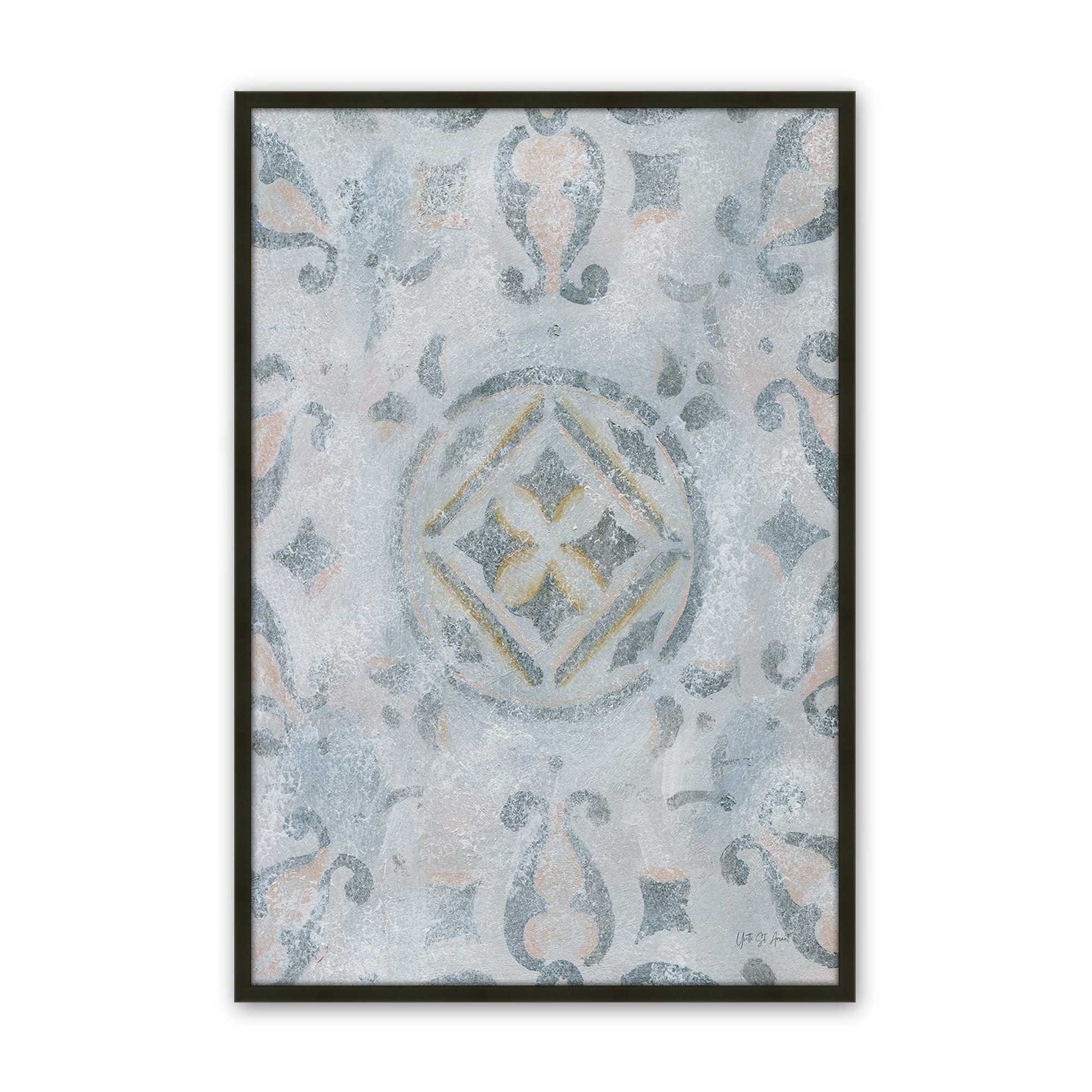 [Color:Satin Black], Picture of art in a Satin Black frame