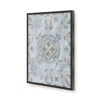 [Color:Satin Black], Picture of art in a Satin Black frame of the corner