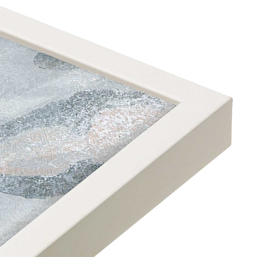 [Color:Opaque White], Picture of art in a Opaque White frame at an angle