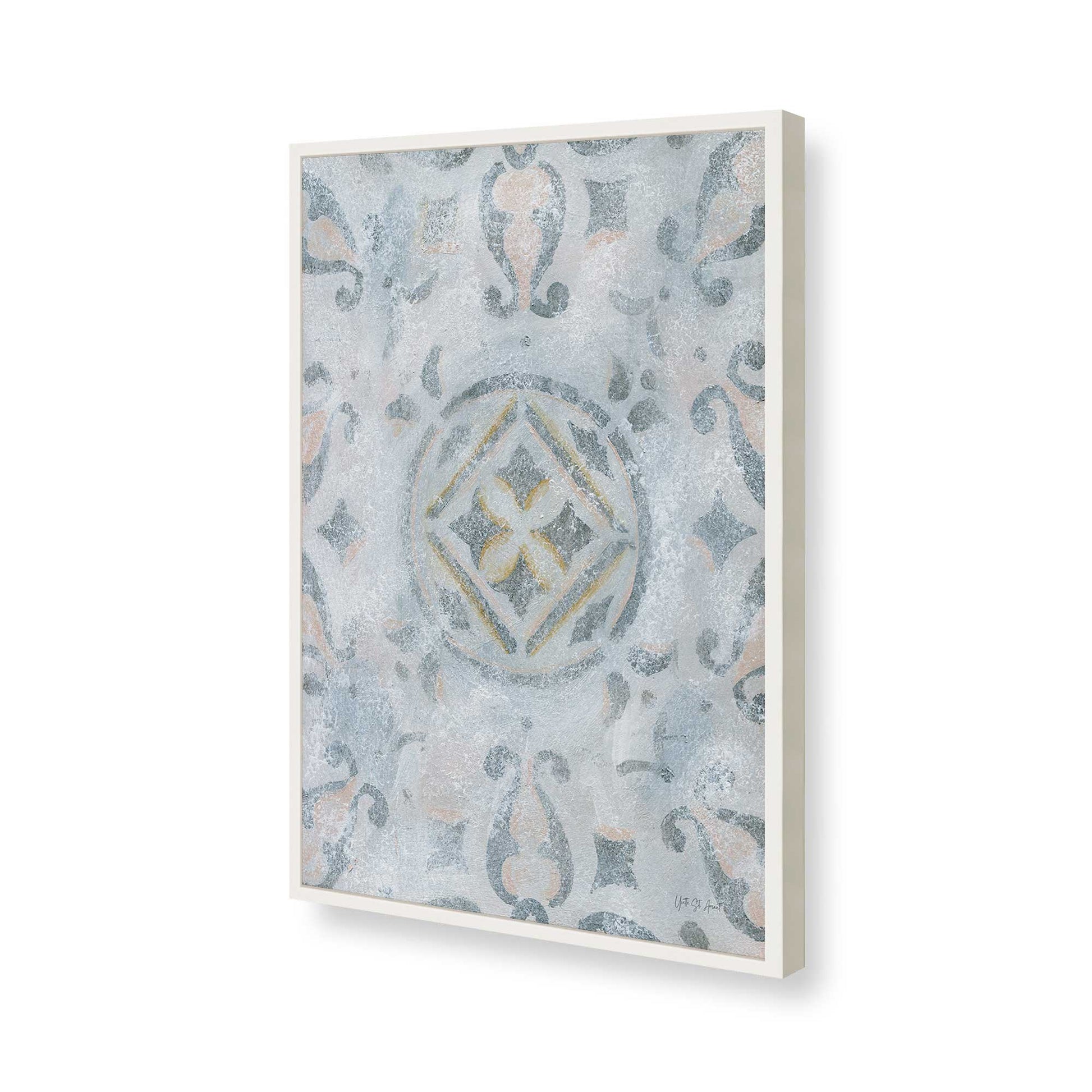 [Color:Opaque White], Picture of art in a Opaque White frame of the corner