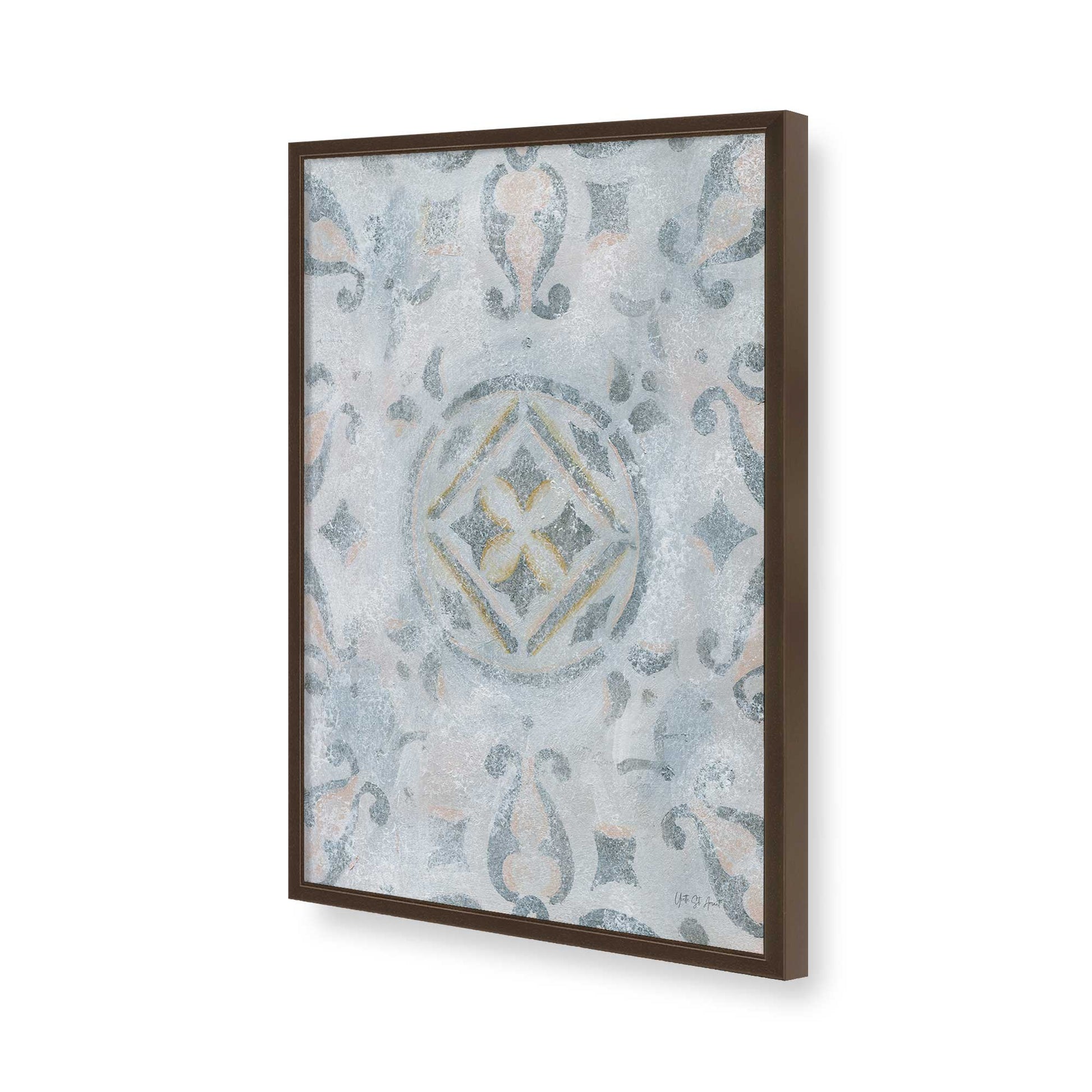 [Color:Belvinder Brown], Picture of art in a Belvinder Brown frame of the corner