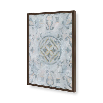 [Color:Brown], Picture of art in a Brown frame of the corner