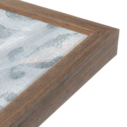 [Color:Walnut], Picture of art in a Walnut frame at an angle