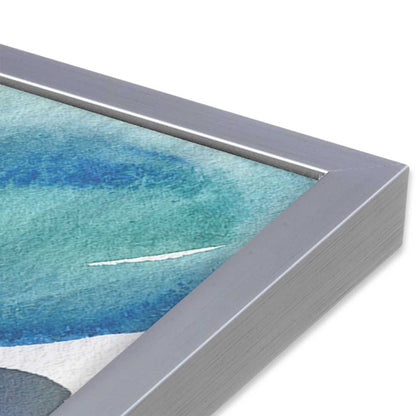 [Color:Polished Chrome], Picture of art in a Polished Chrome frame at an angle