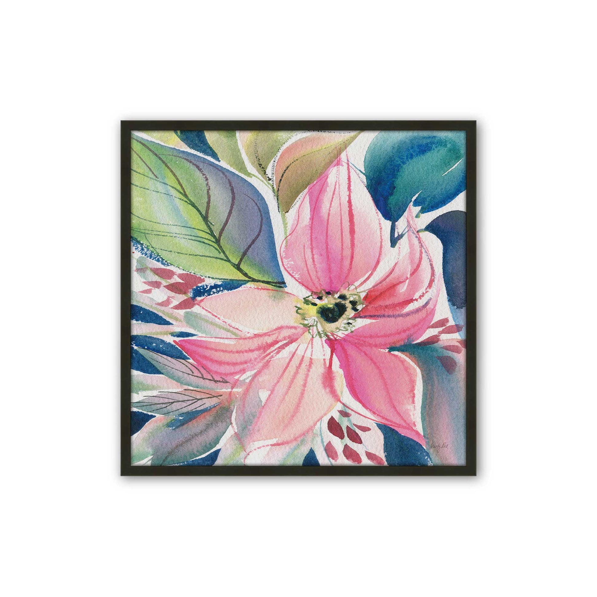 [Color:Satin Black], Picture of art in a Satin Black frame