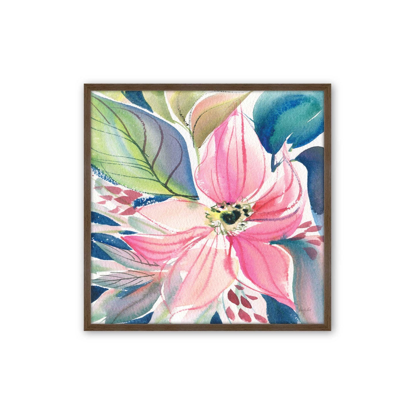 [Color:Walnut], Picture of art in a Walnut frame