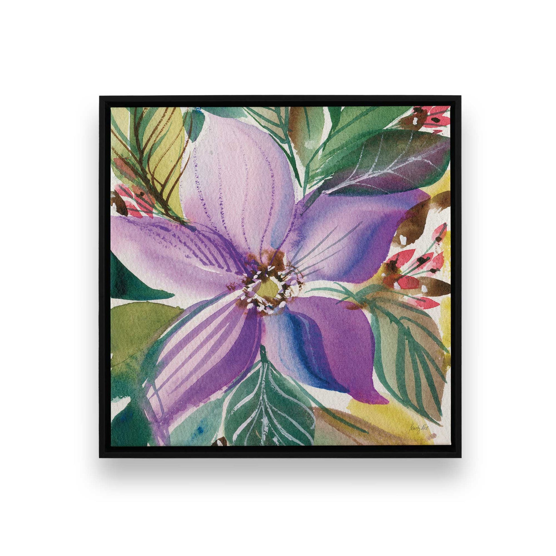 [Color:Satin Black], Picture of art in a Satin Black frame